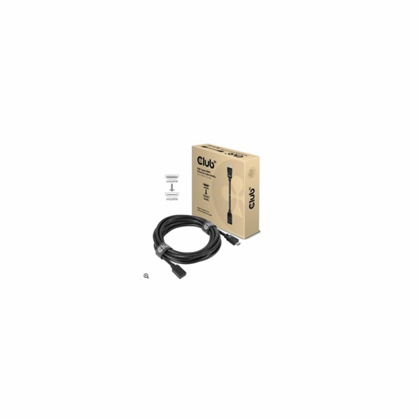 Club3D Kabel prodlužovací Rychlý HDMI 4K60HZ (M/F), 5m, č...