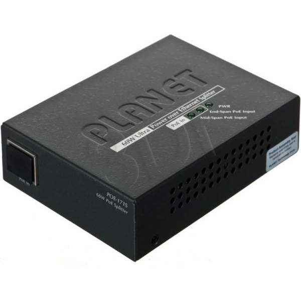 Planet POE-171S Ultra PoE splitter 802.3at do 60W - 12/19...