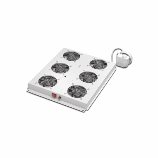 Roof cooling unit for DIGITUS server cabinets, 6 Fans, Sw...