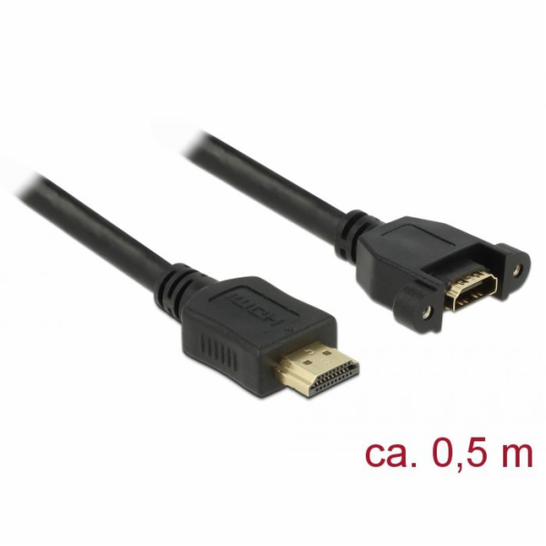 Delock - Prodlužovací kabel HDMI s ethernetem - HDMI s pi...