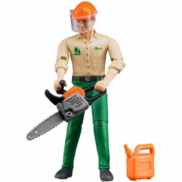 Forstarbeiter mit Zubehör, Spielfigur