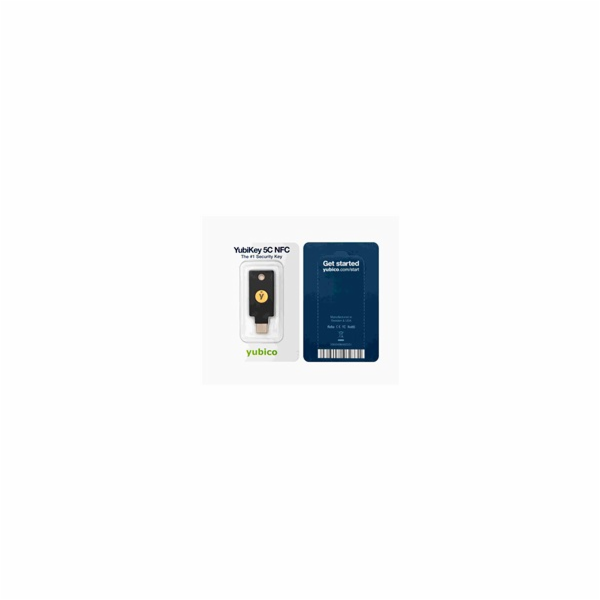 YubiKey 5C NFC - USB-C, klíč/token s vícefaktorovou auten...