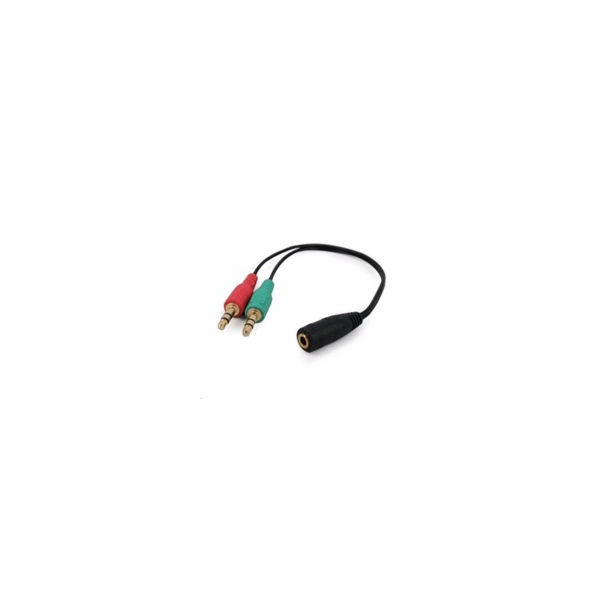 GEMBIRD Kabel rozdvojka jack 3,5mm (4 pólový) na 2x3,5mm ...