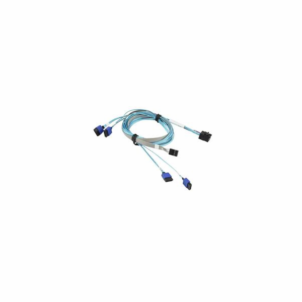 Supermicro CBL-SAST-0699 SATA kabel 90 m Modrá, Šedá