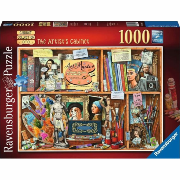 2D puzzle 1000 dílků Umělecká skříň