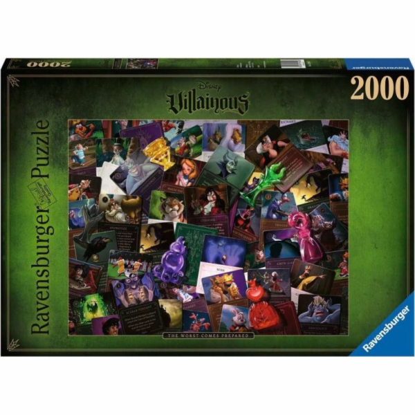 2D puzzle 2000 dílků Darebák. Všichni padouši