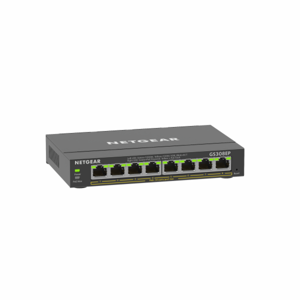 Netgear GS308EP, přepínač