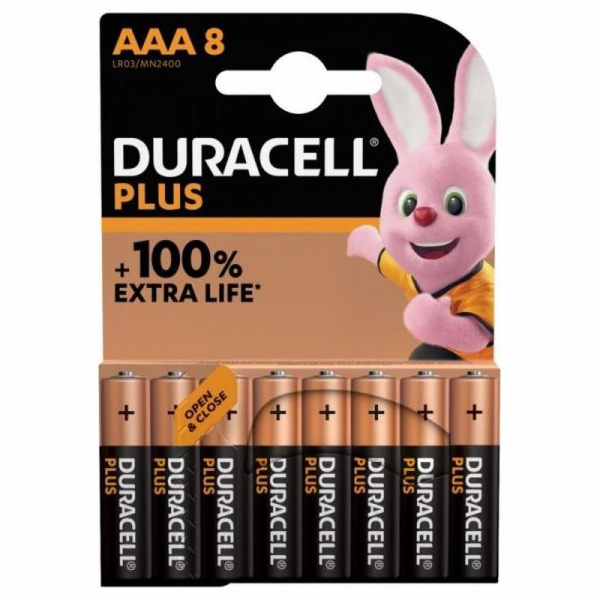 Duracell Plus AAA, 8 Stück