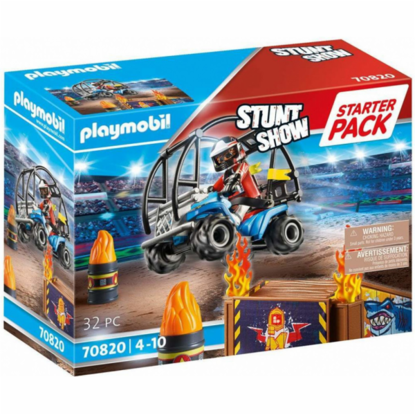 Playmobil 70820 Kaskadérská show s ohnivou rampou