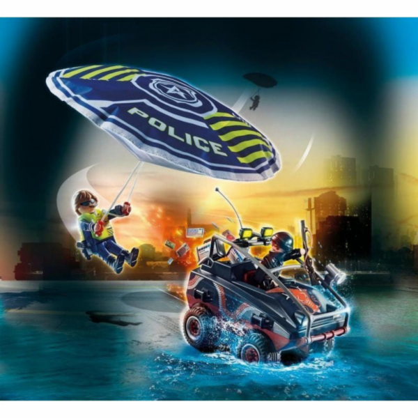 PLAYMOBIL 70781 Policejní padák Pronásledování obojživeln...