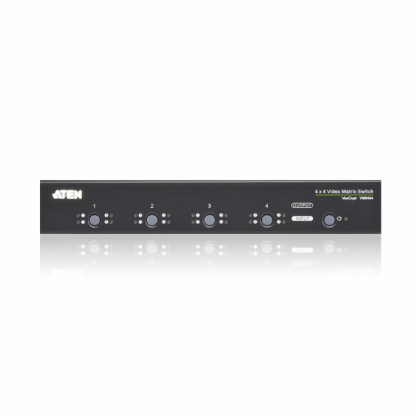 ATEN VM0404HB Professional Audio/Video Video Matrix Switc...