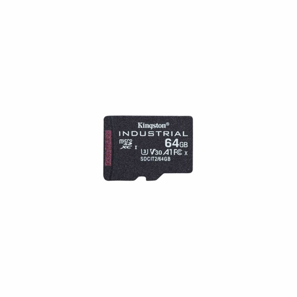 Kingston Industrial 64GB microSDHC, paměťová karta