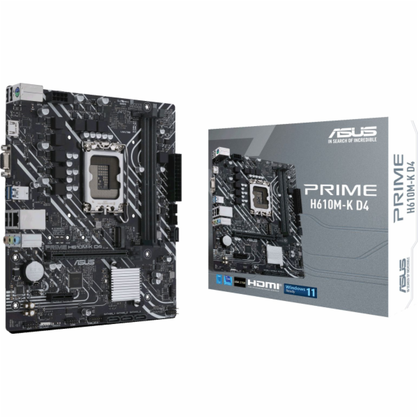 ASUS MB Sc LGA1700 PRIME H610M-K DDR4, Intel H610, 2xDDR4...