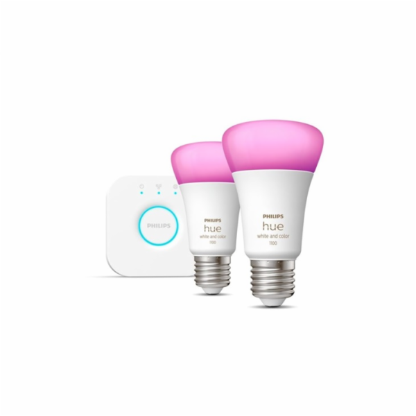 Philips Hue White & Color Ambiance Starter-Set: E27 Smart...
