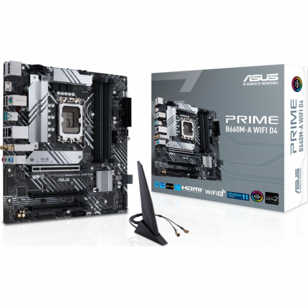 ASUS PRIME B660M-A WIFI D4 Intel B660 LGA 1700 Micro ATX