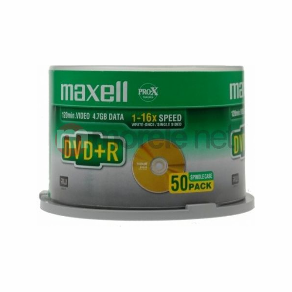Maxell DVD+R 4.7 GB 16x 50 sztuk (275640.30.TW)