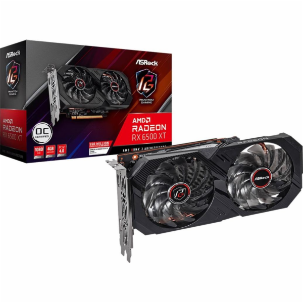 Grafická karta Asrock AMD Radeon RX 6500 XT Phantom Gamin...