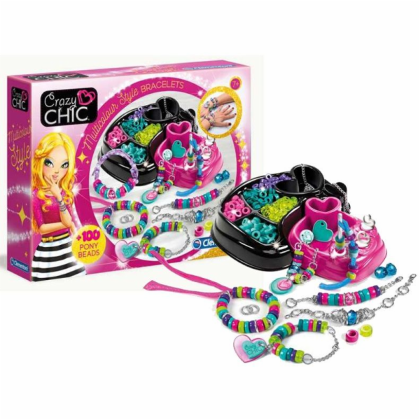 Clementoni - CRAZY CHIC náramky multicolor styl