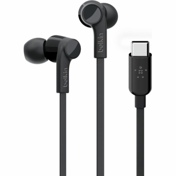 Belkin SOUNDFORM Sluchátka s USB-C konektorem - černá