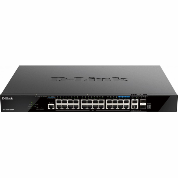 D-Link DGS-1520-28MP, přepínač