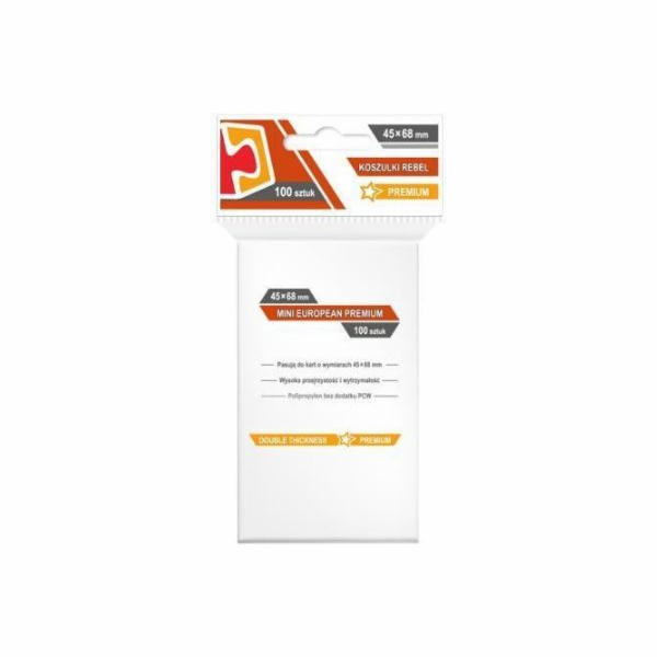 Koszulki 44x68mm Mini European Premium 100 sztuk