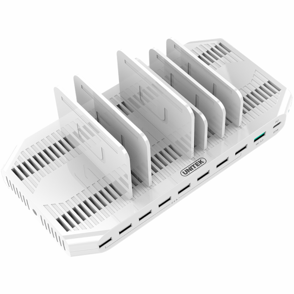 Unitek Y-2190 nabíječka 10x USB-A 2,4 A nabíjecí dok 10x usb