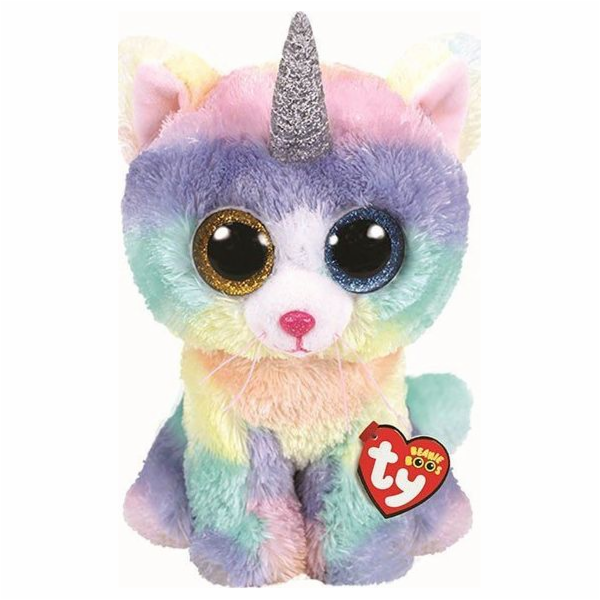 Maskotka TY Beanie Boos Kot Heather 24 cm