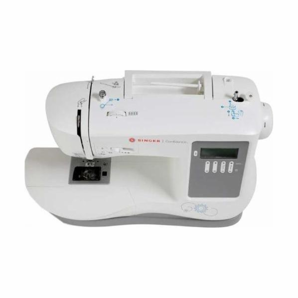Singer 7640 sewing machine electric current white