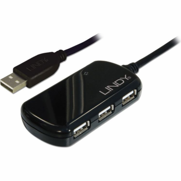 Lindy USB 2.0 Aktivverlängerungshub Pro 8m, USB-Hub 42781