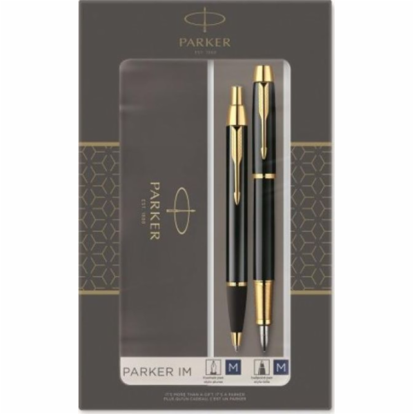 Sada psacích potřeb PARKER IM Black GT Duo Set