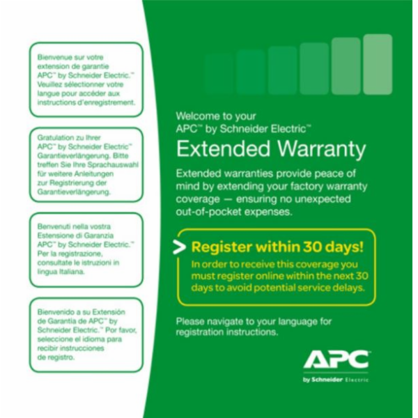 APC 3 Year Extended Warranty (Renewal or High Volume)