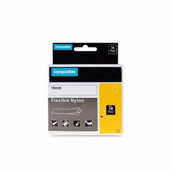 PRINTLINE kompatibilní páska s DYMO 18491, 19mm, 3.5m, če...