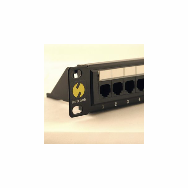 NETRACK 104-05 patch panel 19inch 24-ports cat. 5e UTP wi...