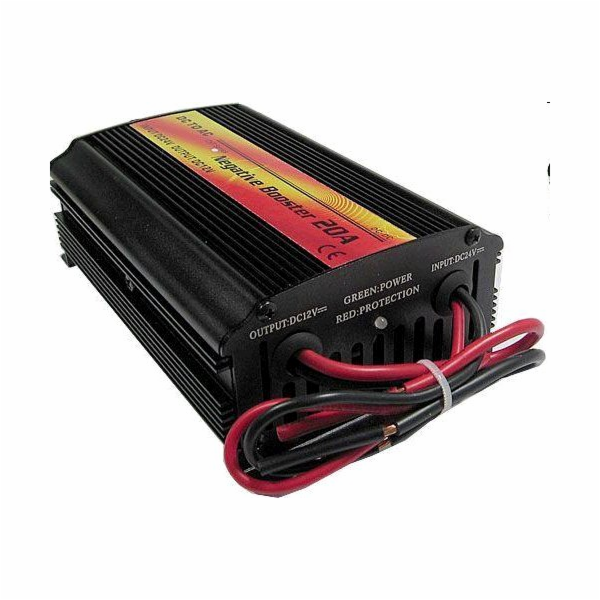 Napěťový měnič Carspa CNT2412-20A, 24V/12V, 20A, 240W