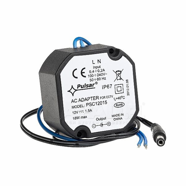 Power supply PULSAR PSC12015 PSC 12V/1 5A/62MM pulse