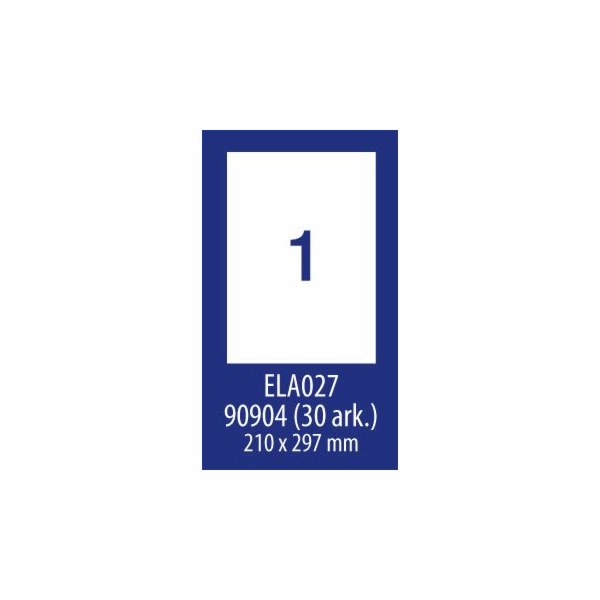 Avery ELA027 printer label White Self-adhesive printer label