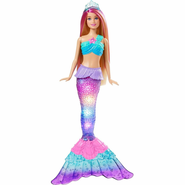 Mattel Barbie Malibu Zauberlicht Meerjungfrau mit Leuchtf...