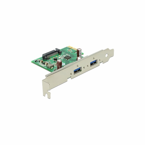 DeLOCK PCIe x1 karta pro 2x ext. USB 3.2 Gen 1, USB řadič