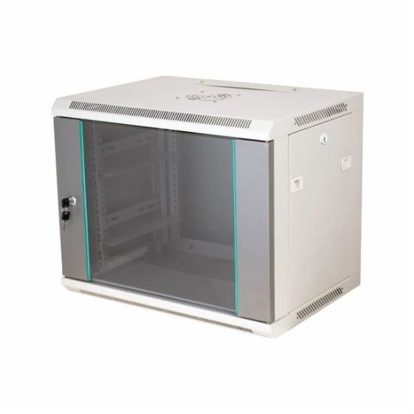 Závěsná skříň Aicom 19 6U (SW-6U-600-450-N-DSJ-OP-RP-BS)