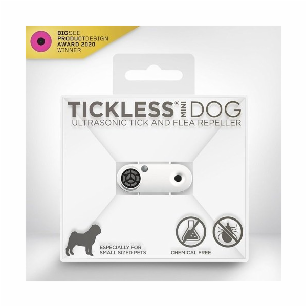 Tickless Mini dog černá Nabíjecí ultrazvukový odpuzovač k...