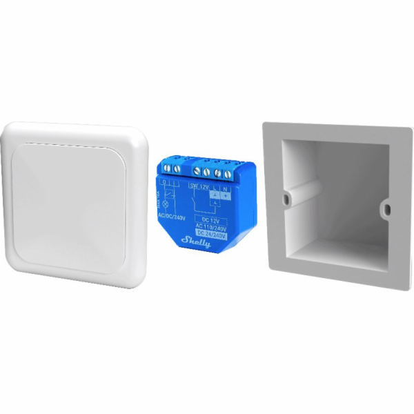 Shelly Plus 1 potential-free Relay, WiFi/Bluetooth