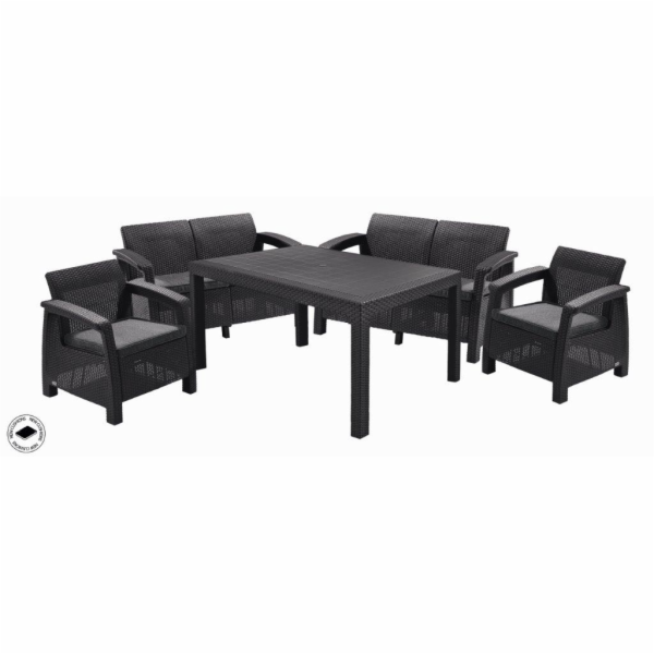 Zahradní nábytek Keter Corfu Fiesta set dvě dvousedačky +...