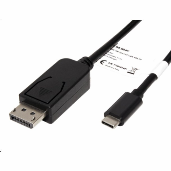 Kabel USB C(M) -> DisplayPort(M) , 4K@60Hz, 2m