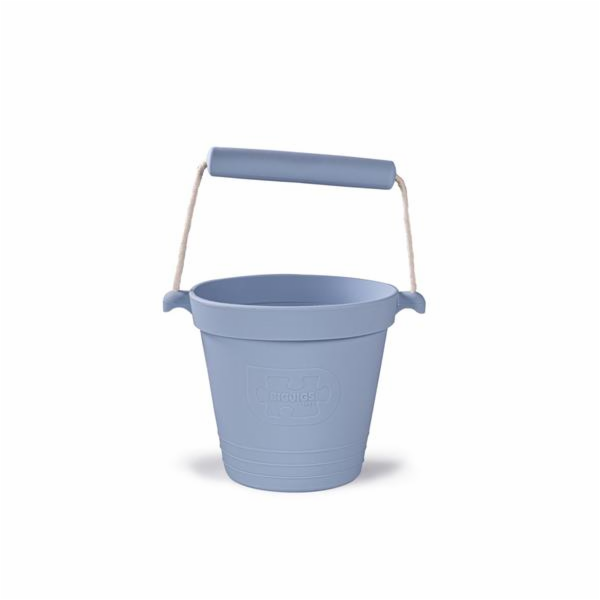 Kyblíček Bigjigs Toys plážový světle šedý