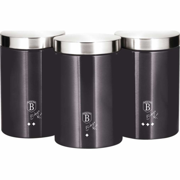 BerlingerHaus dóza na potraviny 3ks BH-6718 Carbon PRO 