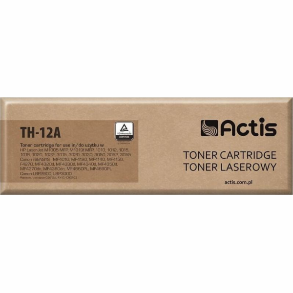 Actis TH-12A toner for HP printer; HP 12A Q2612A  Canon F...