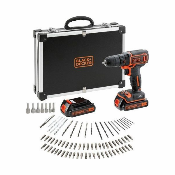 BLACK+DECKER akumulátorový vrtací šroubovák BDCDD12BAFC, ...