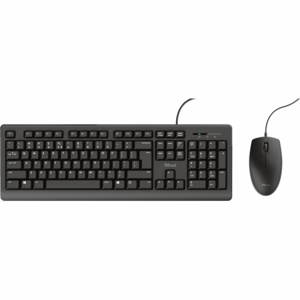 TRUST set klávesnice + myš PRIMO, USB, US