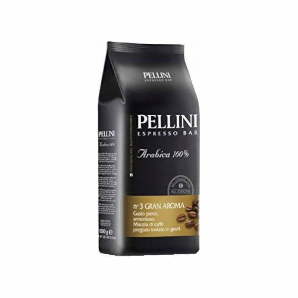 Pellini Gran Aroma N.3, 100% Arabica zrnková káva 1kg