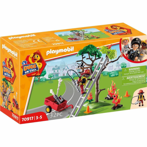 Hasičská Playmobil, Duck on Call, 32 dílků | 70917